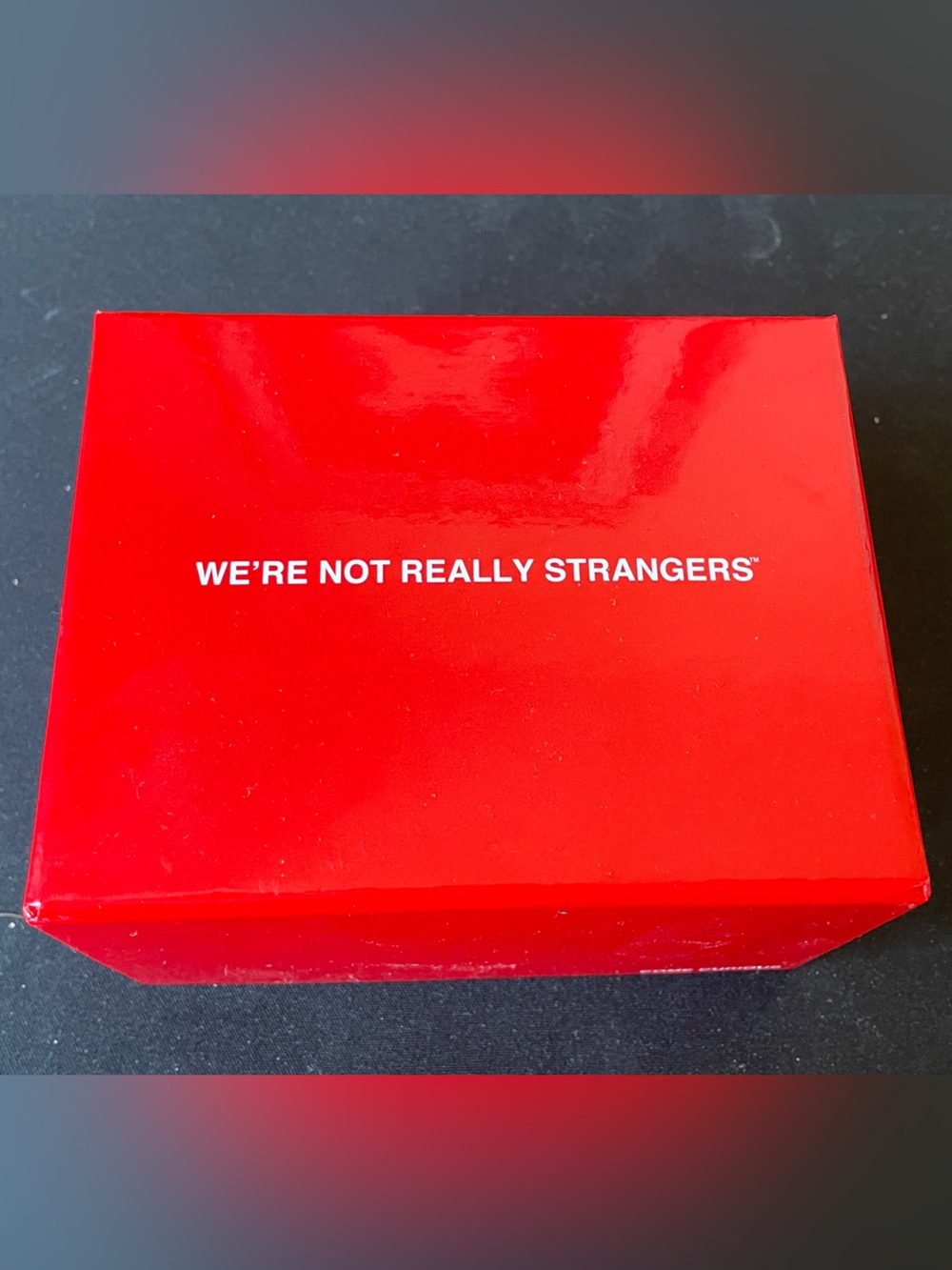 We’re not really strangers card game